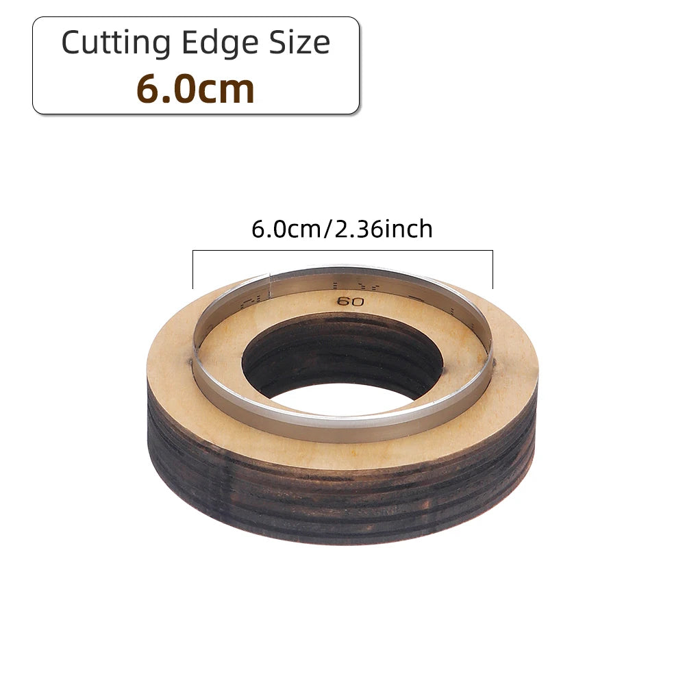 QJH Big Size Hollow Round Hole Punch, High Carbon Steel Round Leather Cutting Dies for DIY Leather Crafts (5 6 7 8 9 10 11 12cm)