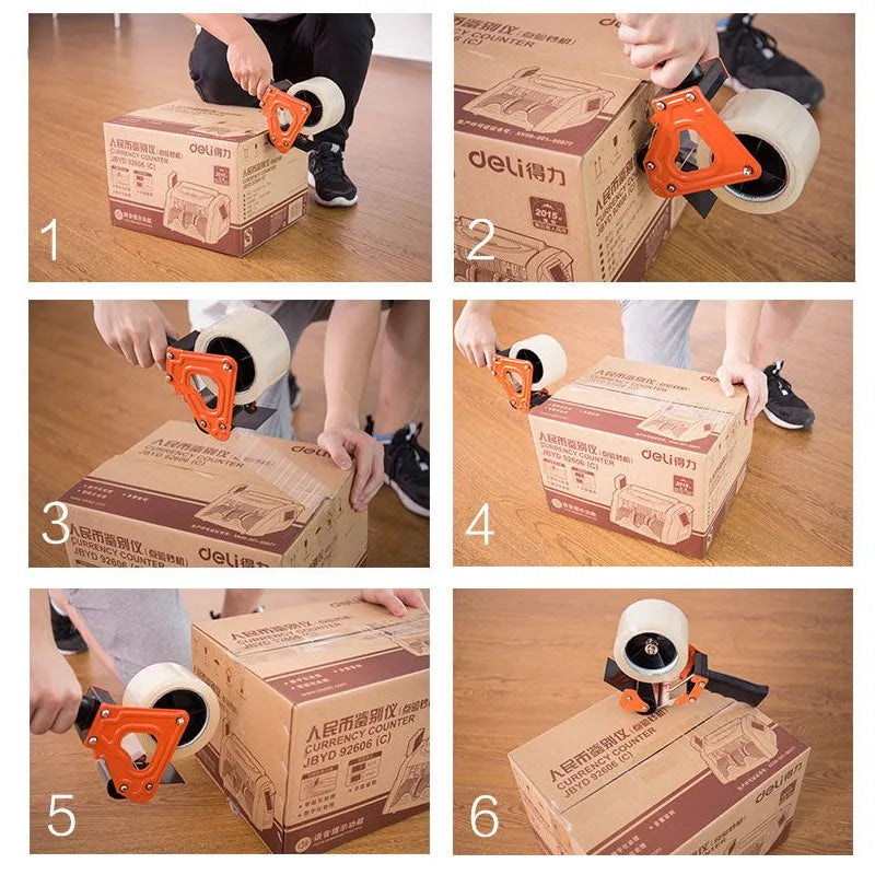60mm Right Hand Sealing Device Tape Cutter Packing Machine Cutting Machine for 60mm; Metal Tape Dispenser Carton Sealer No. 800