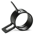 100Pcs/Set 6-17/6-22mm Black Q673B Vacuum Spring Fuel Oil Water Hose Clip Pipe Tube for Band Clamp Metal Fastener Assortment Kit
