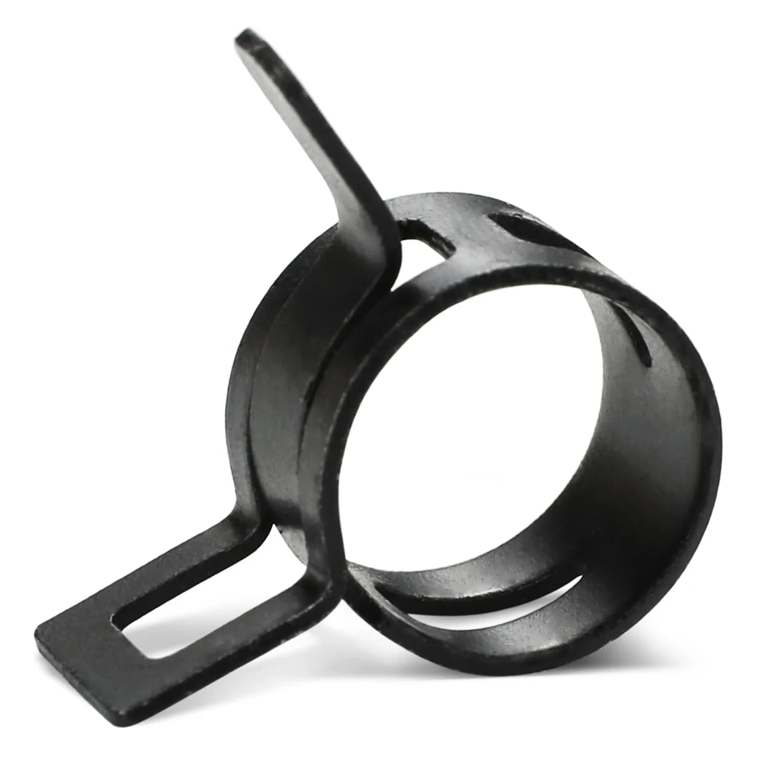 100Pcs/Set 6-17/6-22mm Black Q673B Vacuum Spring Fuel Oil Water Hose Clip Pipe Tube for Band Clamp Metal Fastener Assortment Kit