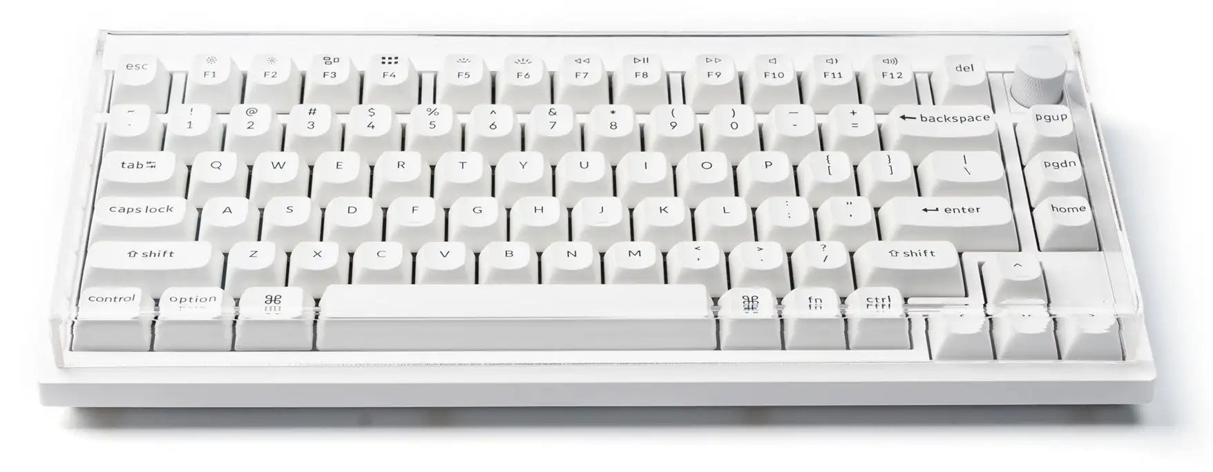Acrylic Mechanical Keyboard Dust Cover for Keychron Custom Keyboard Waterproof Prevent Pet Treading