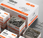 100Pcs Nickel-Plated Paper Clips Rust-Proof Thickened Office Supplies for Organizing And Binding
