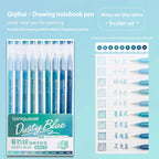 Languo 27-207 Colors Of One Set Drawing Handbook Pens Student DIY Graffiti Multi-Color Gel Pen Writing Marker Stationery