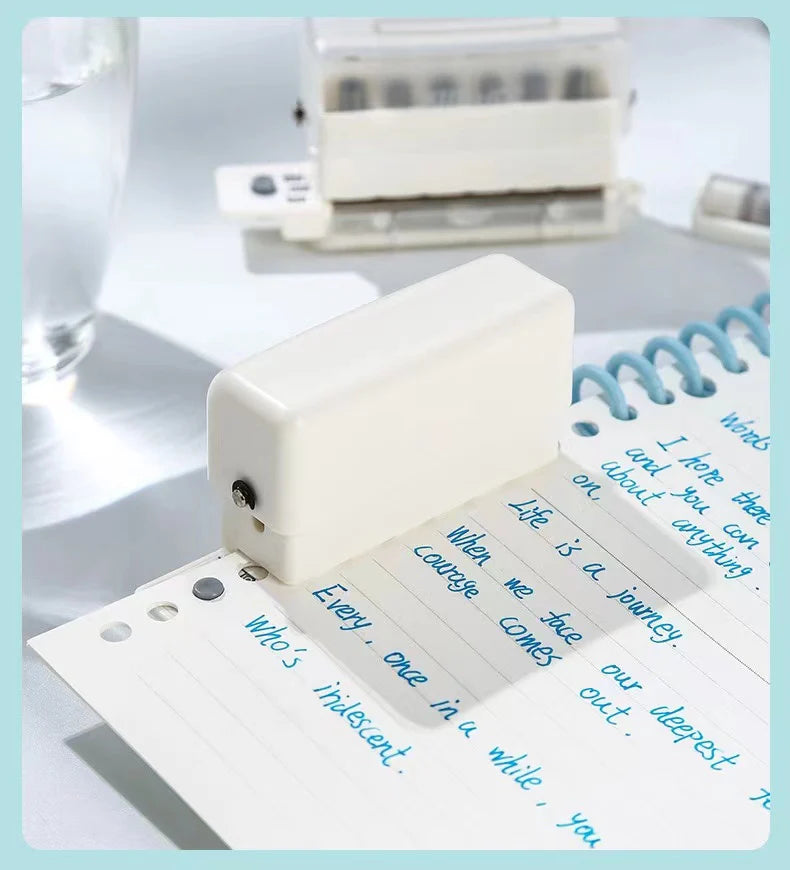 New 6 Holes Hole Puncher A4 A5 B5 Loose Leaf Paper Hole Punch Standard Hole Punch DIY Office Binding Tool Office School Supplies
