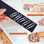 Cartoon Capybara Magnetic Bookmark Ruler Cute Irregular Drawing Ruler for Students Creative Kawaii Kids School Stationery