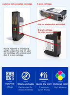 Yhan 2588 compatible quick-dry ink cartridge 12.7mm print height universal for unencrypted handheld printer
