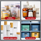 160Pcs-300Pcs-600Pcs Removable Waterproof Label Stickers Ideal for Organizing Office & Home Use Storage Freeze Food Design