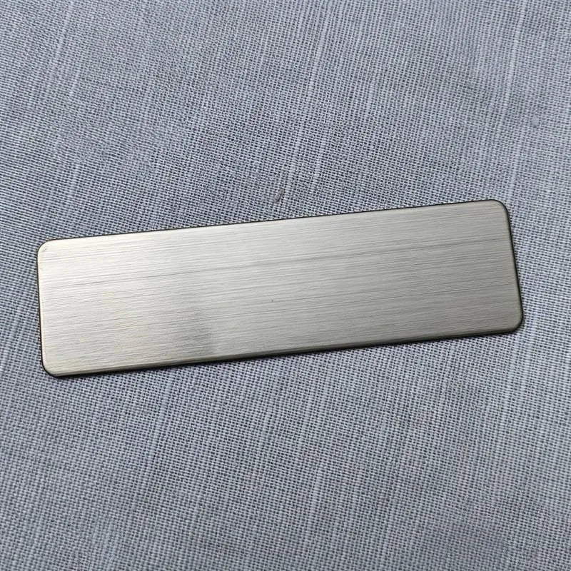3 pcs Name Tag Brooches, Smooth Writable Area for Event Staff Badges, Durable Non-Fading great for Office Employee ID