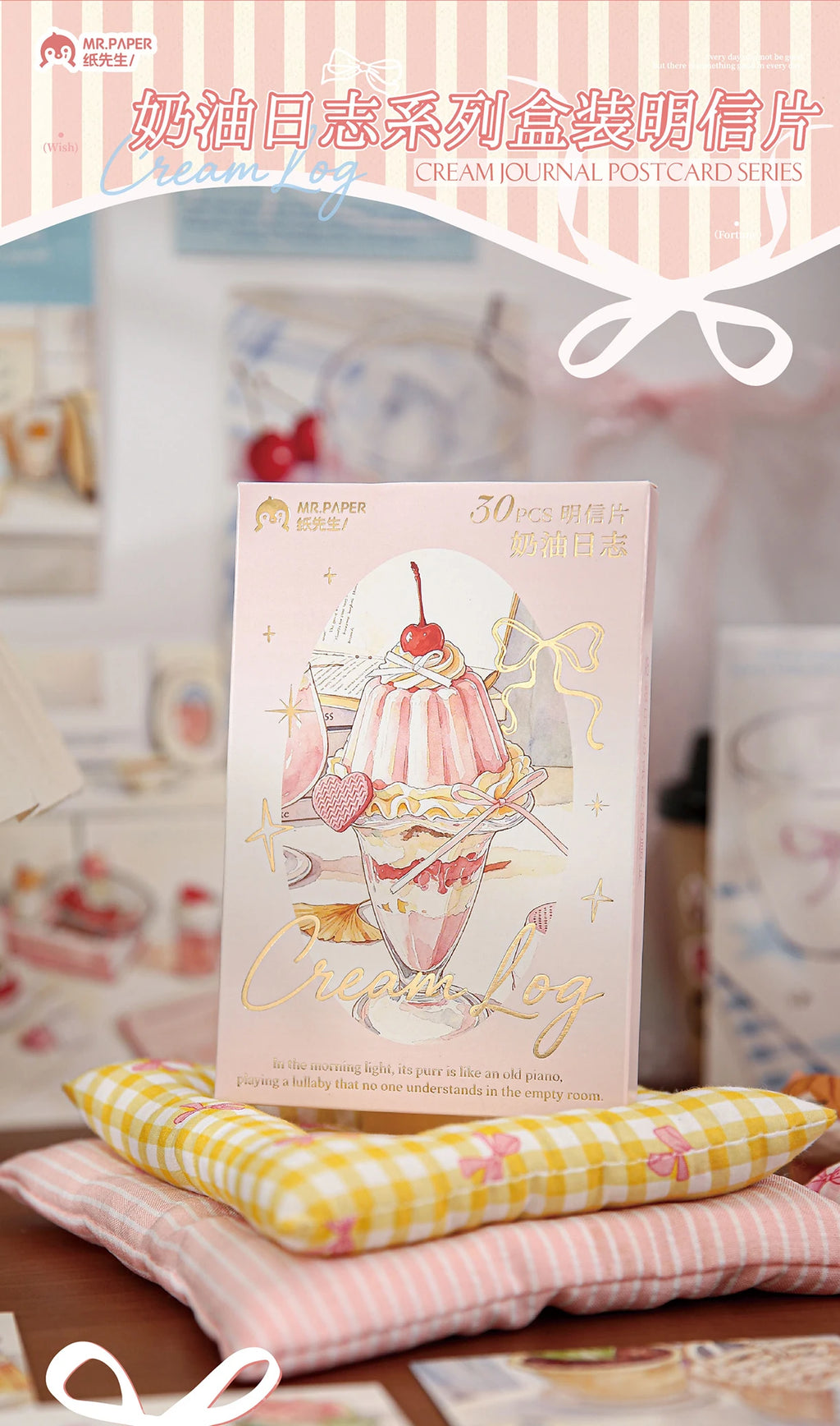 30sheets Kawaii Cartoon Animal Diary Illustration Commemorative Card Postcard Handmade Scrapbooking Material Card Paper