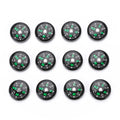 12pcs 20mm Mini Pocket Oil Filled Compass Survival Compasses For Hiking Camping Outdoor Activities Accessory