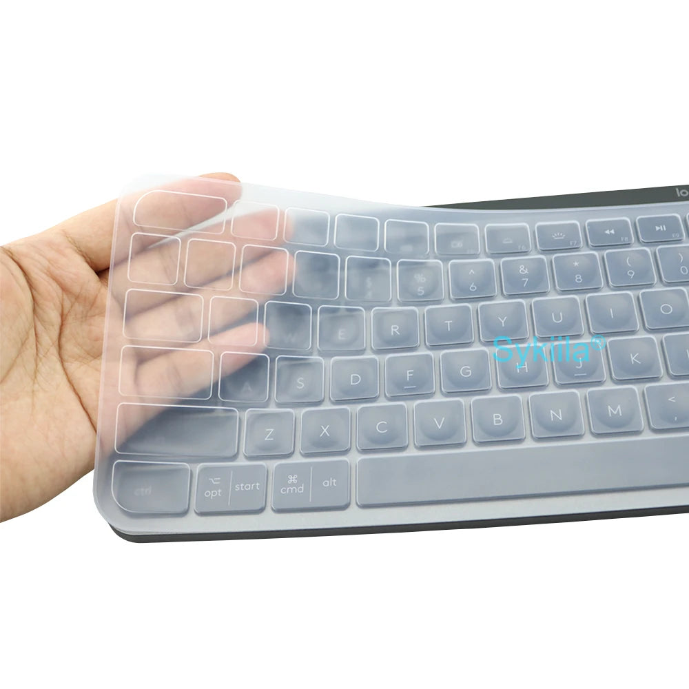 Keyboard Cover for Logitech MX KEYS S Mechanical Plus for Mac for Logi Protective Protector Skin Clear Silicone Case Accessories