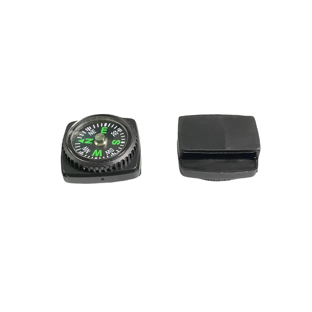 5/10/16Pcs Mini Pocket Oil Filled Compass Portable Wristband Compass  Detachable Outdoor Camping Hiking Travel Navigation Tool
