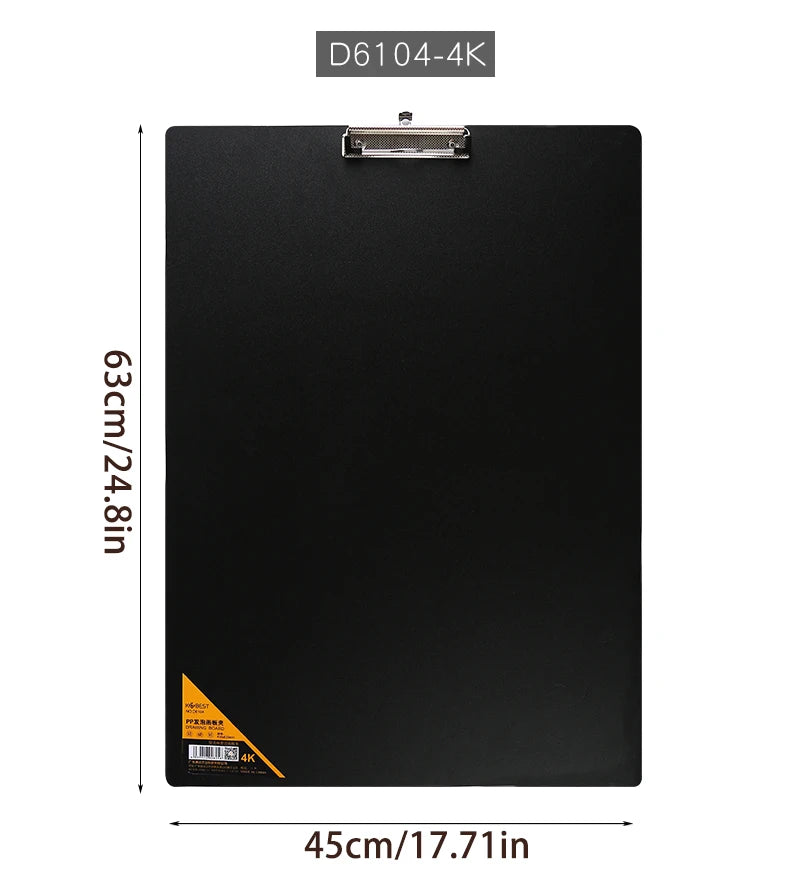 A3 Horizontal Waterproof Sketch Clipboard for Beginners - 4K Vertical Sketch Board for Drawing, 8K Writing Board for Adults