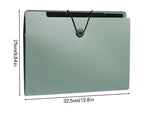 A4 File Folder Storage Bag 5/8/13 Layers Desktop Organizer for Test Papers School Stationery Office Supplies