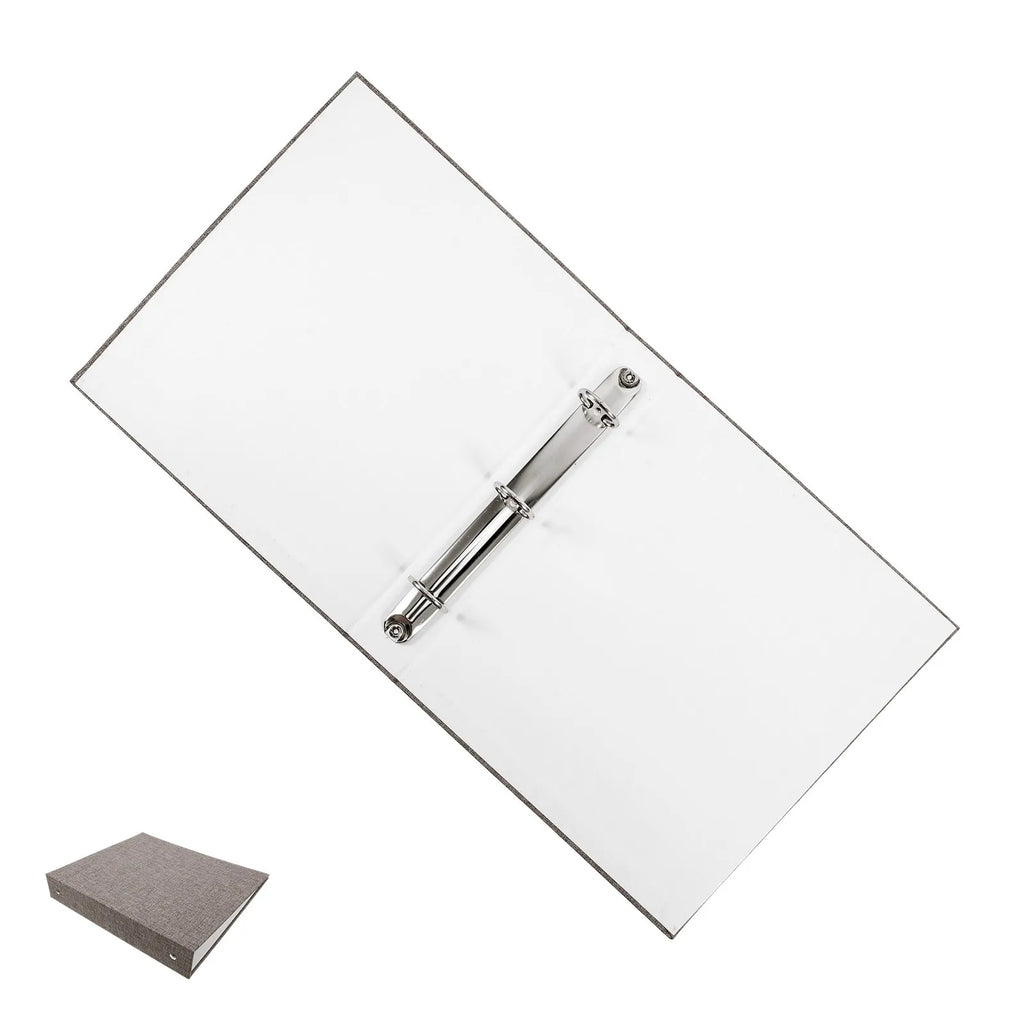 3 Ring Loose-Leaf Binder Cover Fabric Sturdy Refillable Notebook Cover Student Notebook Organizer Diary Travel Journal