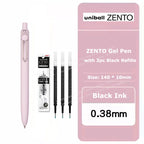 uniball ZENTO Standard 0.38/0.5mm Gel Pens,Water-Based Smooth Writing Roller Ball Pens Fit for a variety of occasions Stationery