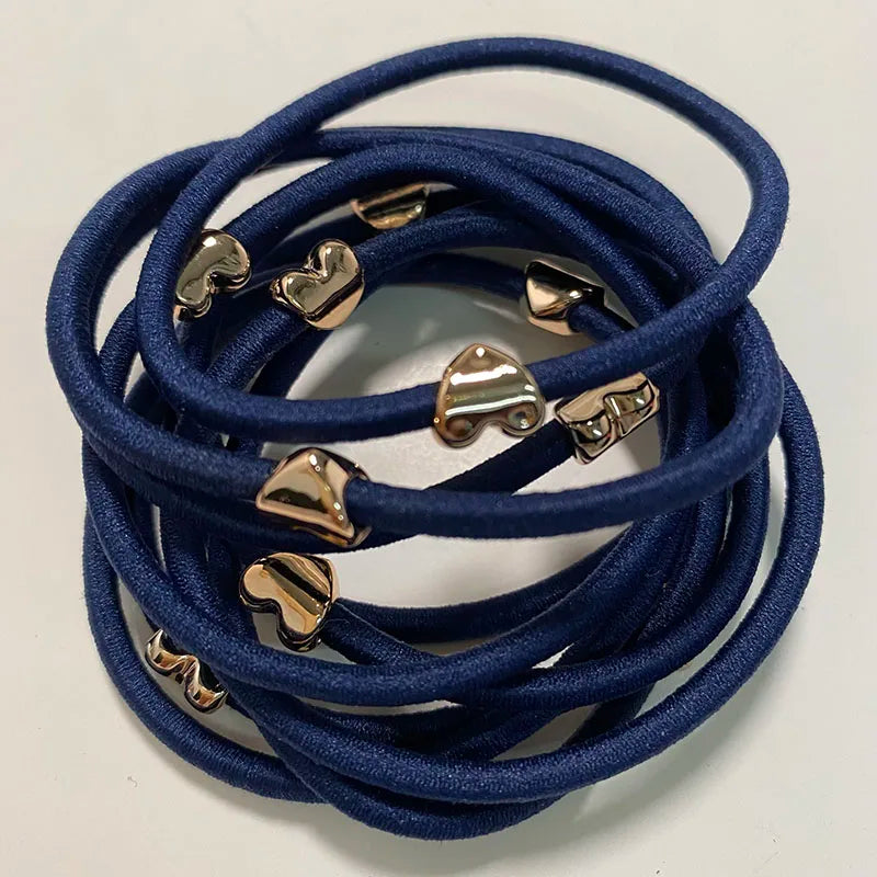10PCS New Girls Elastic Hair Rubber Bands Kids Headbands Women Hair Tie Hair Gum Ponytail Hair Holders Hair Accessories