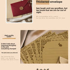 10pcs Window Envelopes for Letters DIY Handmade Gift Packaging Bag Wedding Party Invitation Card Cover Linen Texture Envelopes