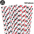 Casino Party Supplies for Men/Adults Poker Paper Plates Cups Napkins Straws for Poker Night Las Vegas Party Decorations