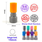 Custom QA QC Teacher Name Ink Stamp Signature Calligraphy Selfing-Inking Personalized Letter Stamp For School Student Child