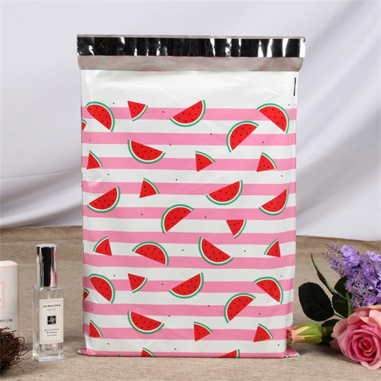 100PCS Poly Mailer Adhesive Envelope Courier Print Bag DIY Lady Panties Dress T-shirt Wedding Xmas Gift Box Packaging Pouches