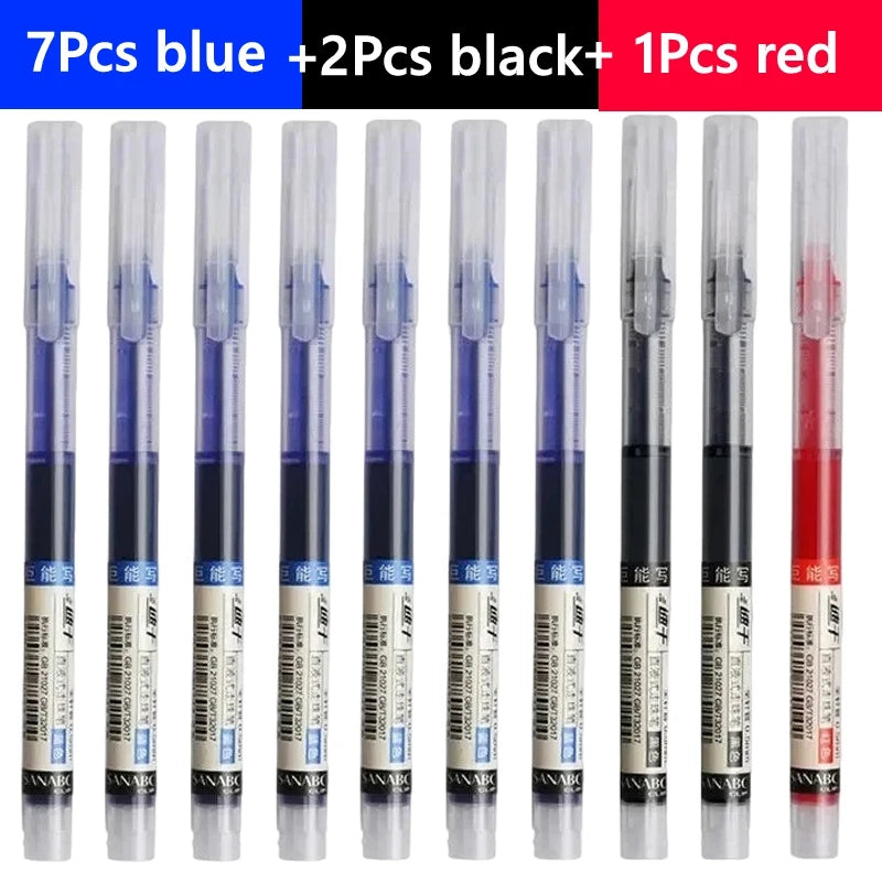3/10/50/100PCS Color Gel Pens set,0.5mm Fine Tip Ballpoint Pen for Drawing Pens for Writing Office Accessories Back To School
