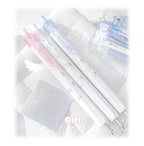 4pcs/set Pearl Angel Gel Pen Set Cute Exam Pens with Wing Design Kawaii Cartoon 0.5mm Black Ink for Kids Back To School Student
