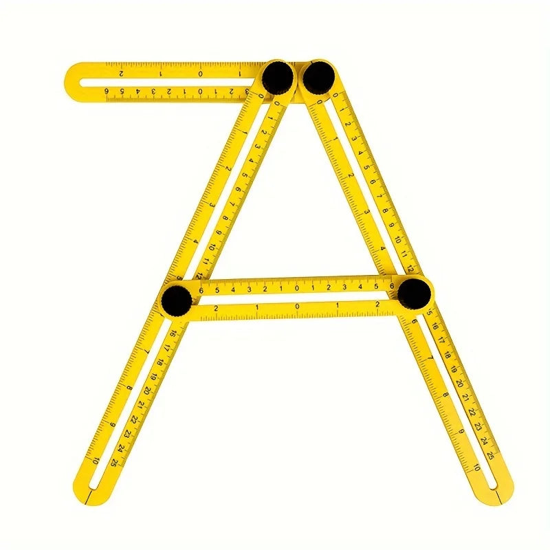 1pcs Flexible 4-Fold Ruler Portable Precision Measuring Tool for Woodworking Construction DIY Gift