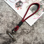 Cellphone Strap Candy Color Rope for Cards Metal Keyring Wrist Lanyard Keychain Portable Cellular Pendant Premium Hand Strap