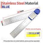 Goniometer Electronic Protractor Digital Gauge Angle Measurement Tool Multi Angle Ruler Woodworking Tools Meter Angle Finder 360