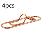3 multifunctional pen clip love paper clip pen button notebook accessories fixed seat school office stationery organizer