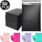 50 Pcs Multi Colors Envelope Mailing Shipping Packaging Small Business Supplies Shipping Packages Bubble Mailer Envelope Packing