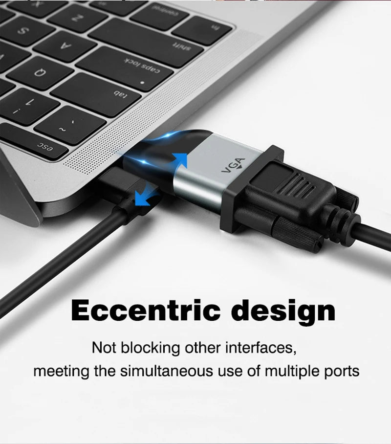 USB Type C To HDMI-Compatible 8K USB C to DP DisplayPort miniDP 4K VGA Adapter For Laptop MacBook TV Box PS5 Switch iPad Galaxy