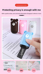 Identity Theft Protection Stamp Confidential Data Privacy Roller Stamp Refillable Ink for Office Home Mail Document Security