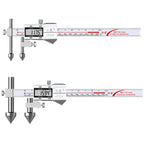 Round Hole Center Distance Digital Caliper 10mm 20mm Cone Probe Measuring Hole Center Distance Hole Distance Center Line Caliper