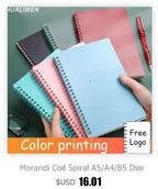 Translucent Frosted Notebook Inner Core Planner Binder Accessories Diary Stationery School Supplies A5 B5