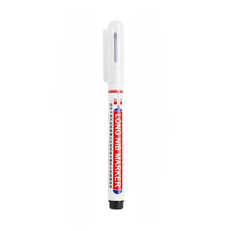 White Marker Pens 0.7/1.0/2.5mm Waterproof Oily Permanent Paint Pen Markers for Wood Rock Plastic Leather Glass Metal Ceramic
