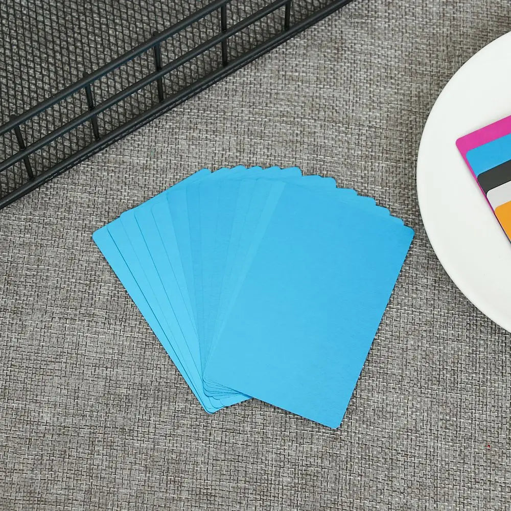 50 Pcs/Set Portable Laser Engraving Aluminum Metal Carte Business Card Blank Name Cards