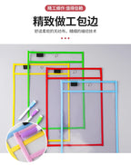 File Set Hanging Set Storage Bag Pet Transparent Dry Erase Bag Document Holder Clear Plastic Organizer Pouch