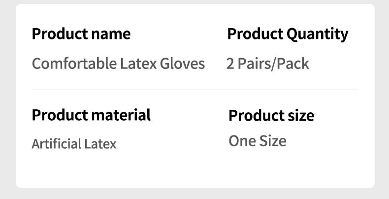 Latex Cleaning Gloves Non Slip Grip Waterproof Reusable for Dish Washing Kitchen Bathroom Household and Laundry Chores
