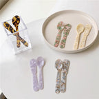Natural Acrylic Ice Spoon Cream Coffee Caviar Spoon Stirring Spoons Dessert Spoon Teaspoon Crafts Kitchen Tool Tableware