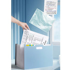 A4 Accordion File Bag with Handle Multi-layer Expandable Document Folder Large Capacity Desk Standable Organizer