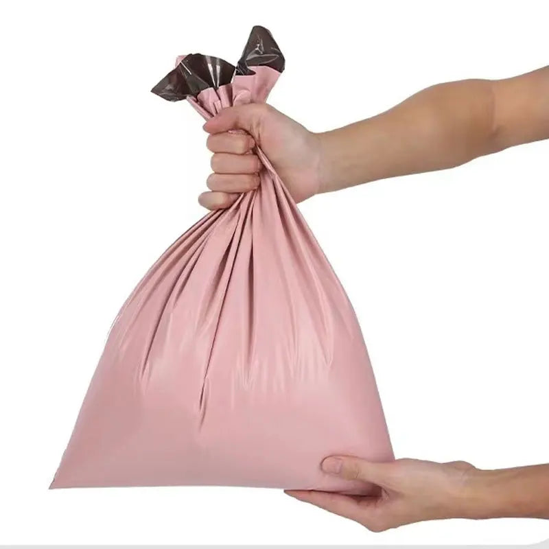 50Pcs Pink Poly Mailer Shipping Bags Waterproof Mailing Envelopes Self Seal Post Transport Bags Thicken Courier Bag 16 Sizes