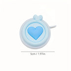 1pc Compact Retractable Pastel Heart-Shaped Mini Tape Measure - for Body Measurements, Clothing