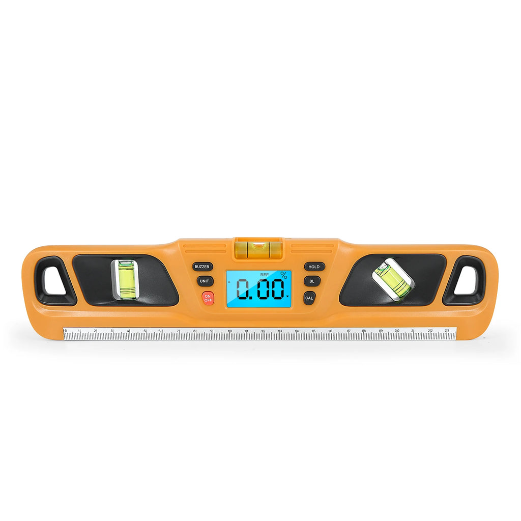 Digital Level Inclinometer Electronic LED Display Protractor Magnetic Base Digital Level Measuring Tool Instrument 280mm HW-200