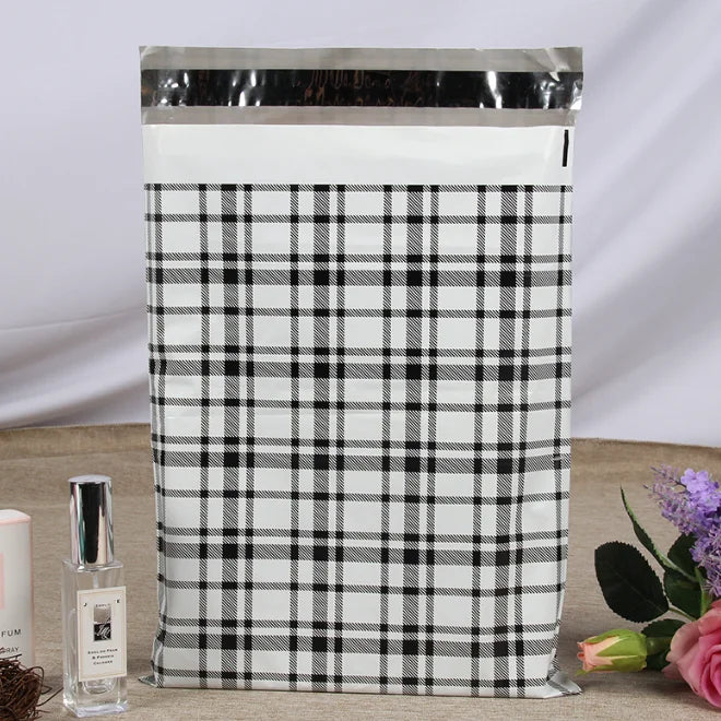 Poly Mailer Adhesive Envelope Courier Print Bag DIY Lady Panties Dress T-shirt Wedding Xmas Gift Box Packaging Pouches