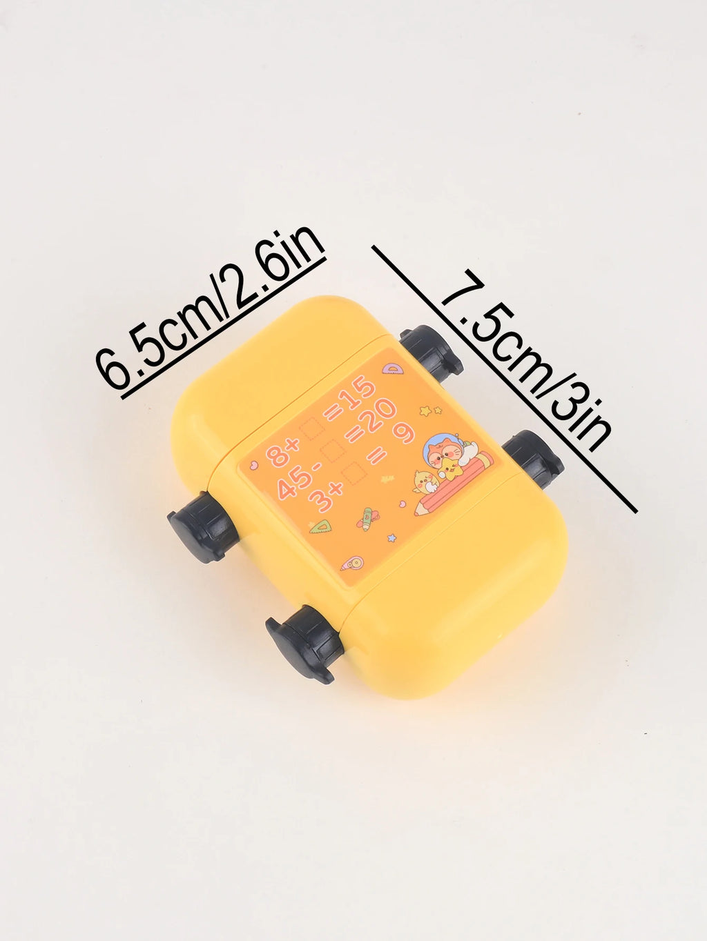 1 Two-in-one Double Roller Random Multiplication Stamp, Student Practice Math Calculation Question Builder Roller Stamp