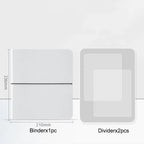 A5 3 Ring Binder Kpop Photocards Holder Photo Album Pocket Sleeves Clear Photo Card Collect Book Loose-leaf Binder Sheet Inserts