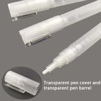 Creative Plastic Empty Pen Rod 3mm 5mm 6.5mm 8mm 10mm Barrels Tube for Graffiti Pens Liquid Chalk Markers Paint Pen Accessories