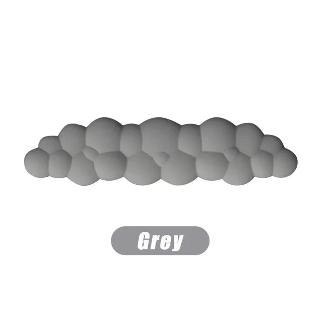 Keyboard Cloud Wrist Rest with Soft Leather Memory Foam Wrist Support/Cushion for Easy Typing and Pain Relief  Rest for office